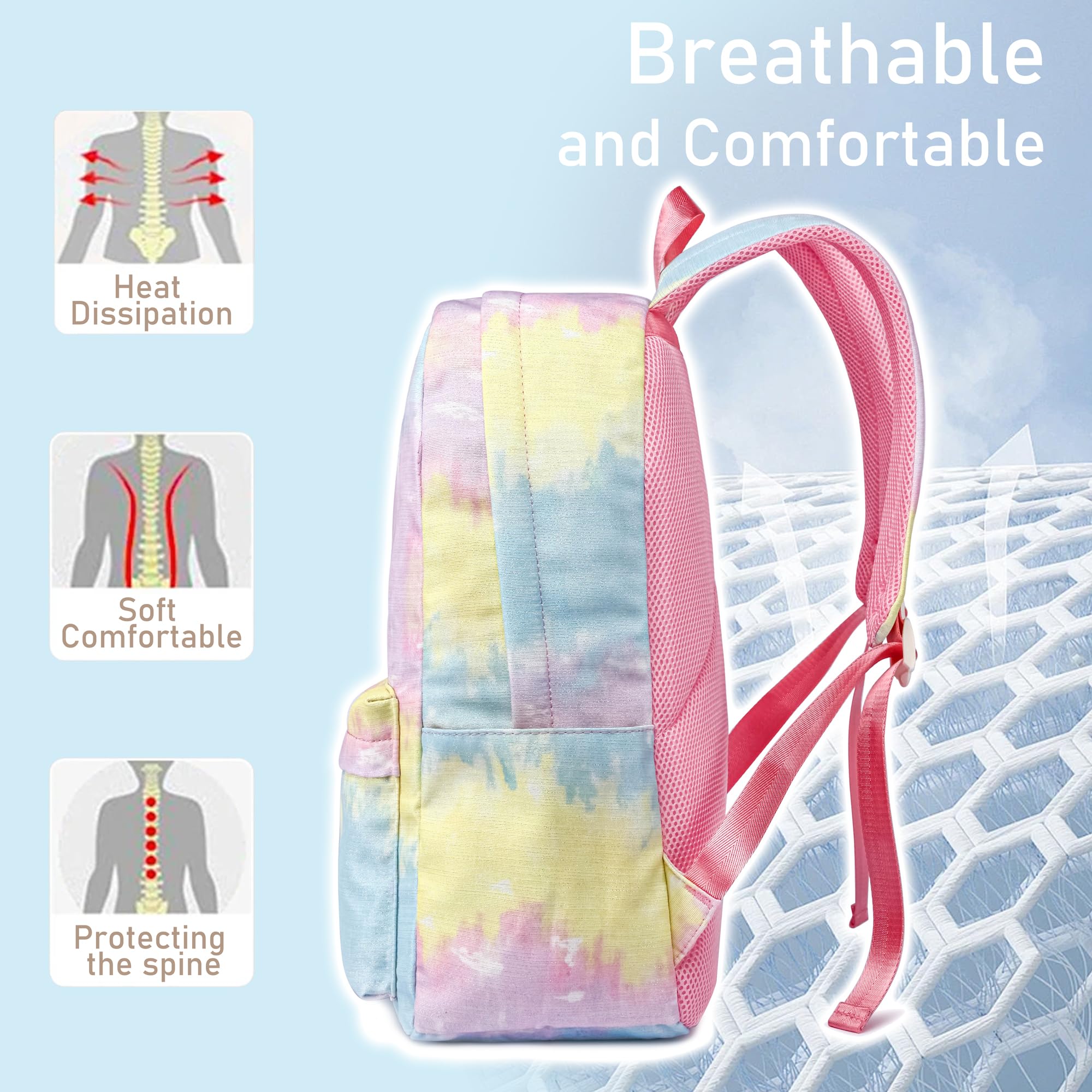 Roffatide Animation cinnamoroll estampado mochila casual luna CAT mochila portátil