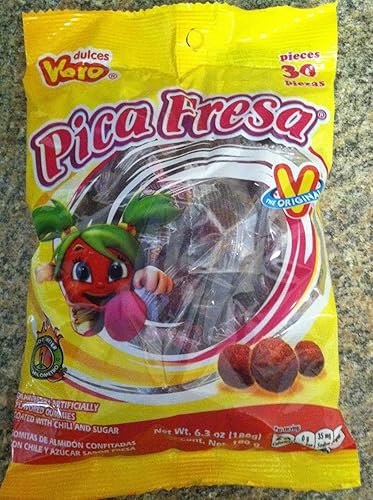 Miniatura 4 de Vero Pica Gomas - Gomitas de sabor chile caramelo mexicano 100 piezas 1 libra 515 onzas