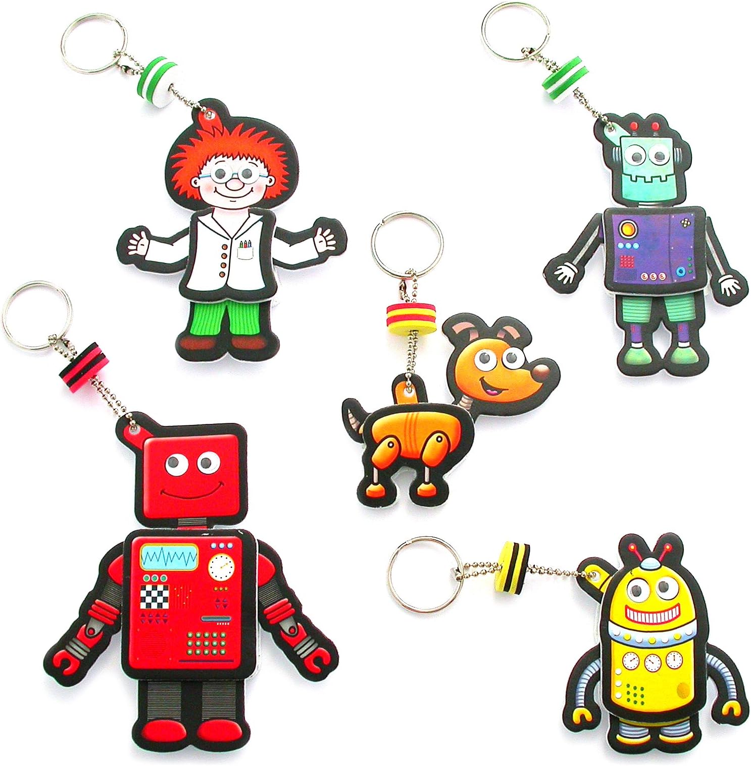 GaltGalt Toys, Robo Crew Keyrings