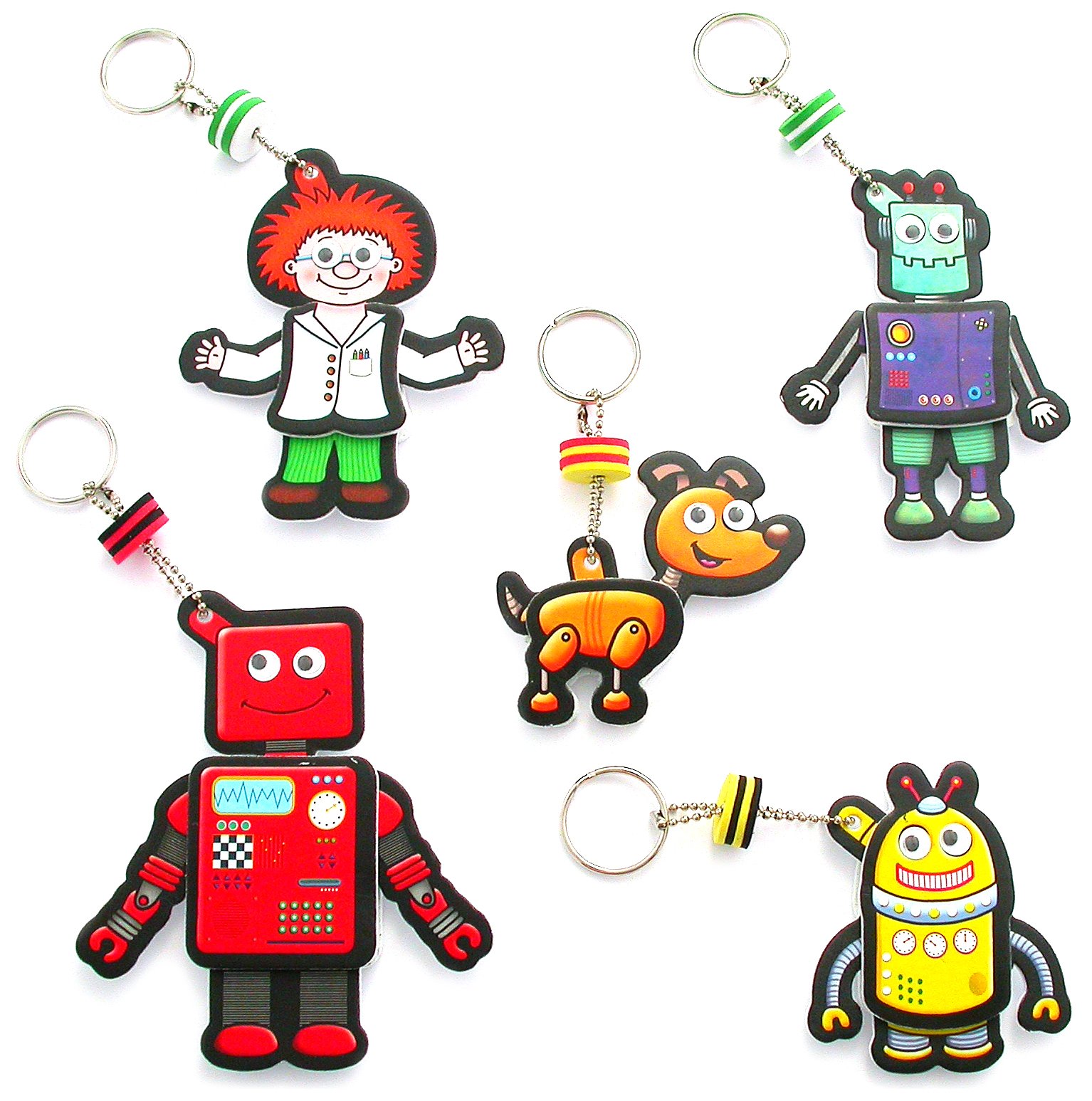 GaltGalt Toys, Robo Crew Keyrings