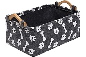Morezi Felt Dog Storage Box – Your Pet’s Perfect Toy, Blanket, and Accessory Organizer!