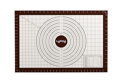 Lekue Non-stick Pastry Mat with measuring guides, 15.7 x 0.4 x 23.6inch