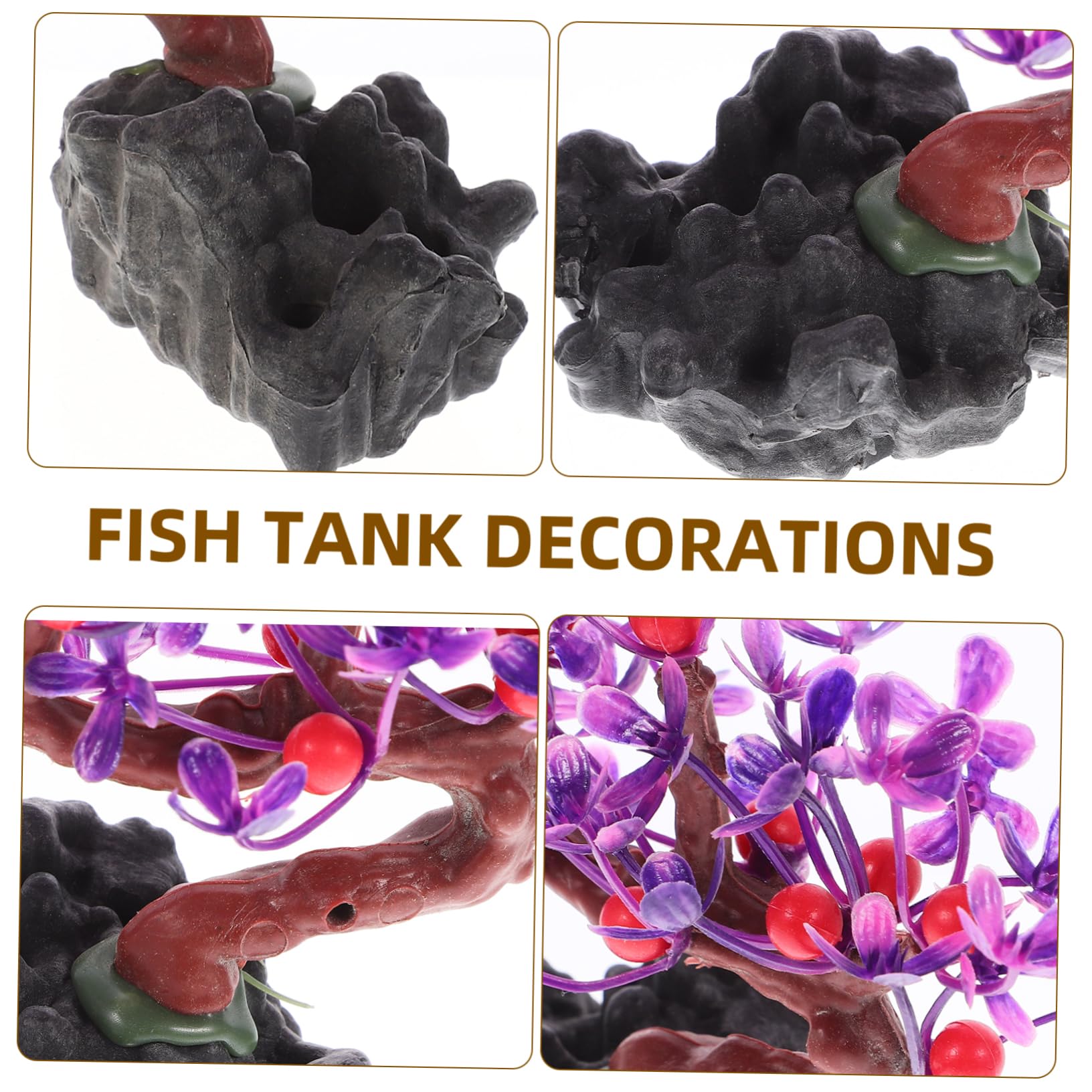 Kisangel 4stücke Aquarium Dekorative Pflanzen Künstliche Wasserpflanze Für Fischbecken Realistische Aquarienpflanze Für Aquascaping Büro-Dekoration