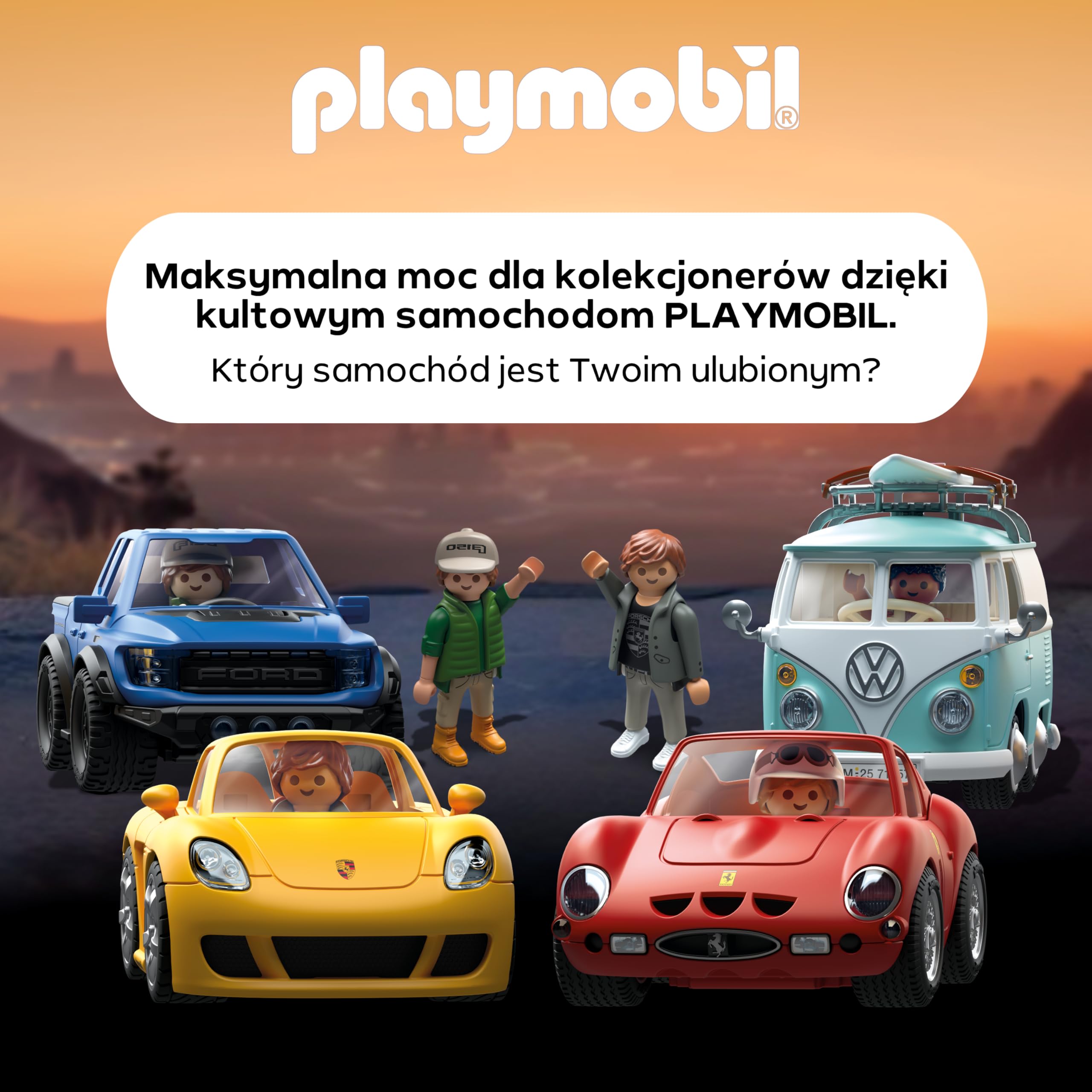 PLAYMOBIL Collector Cars Ferrari 250 GTO 71856 model samochodu dla dorosłych i dzieci, prezent dla fanów samochodów i kolekcjonerów