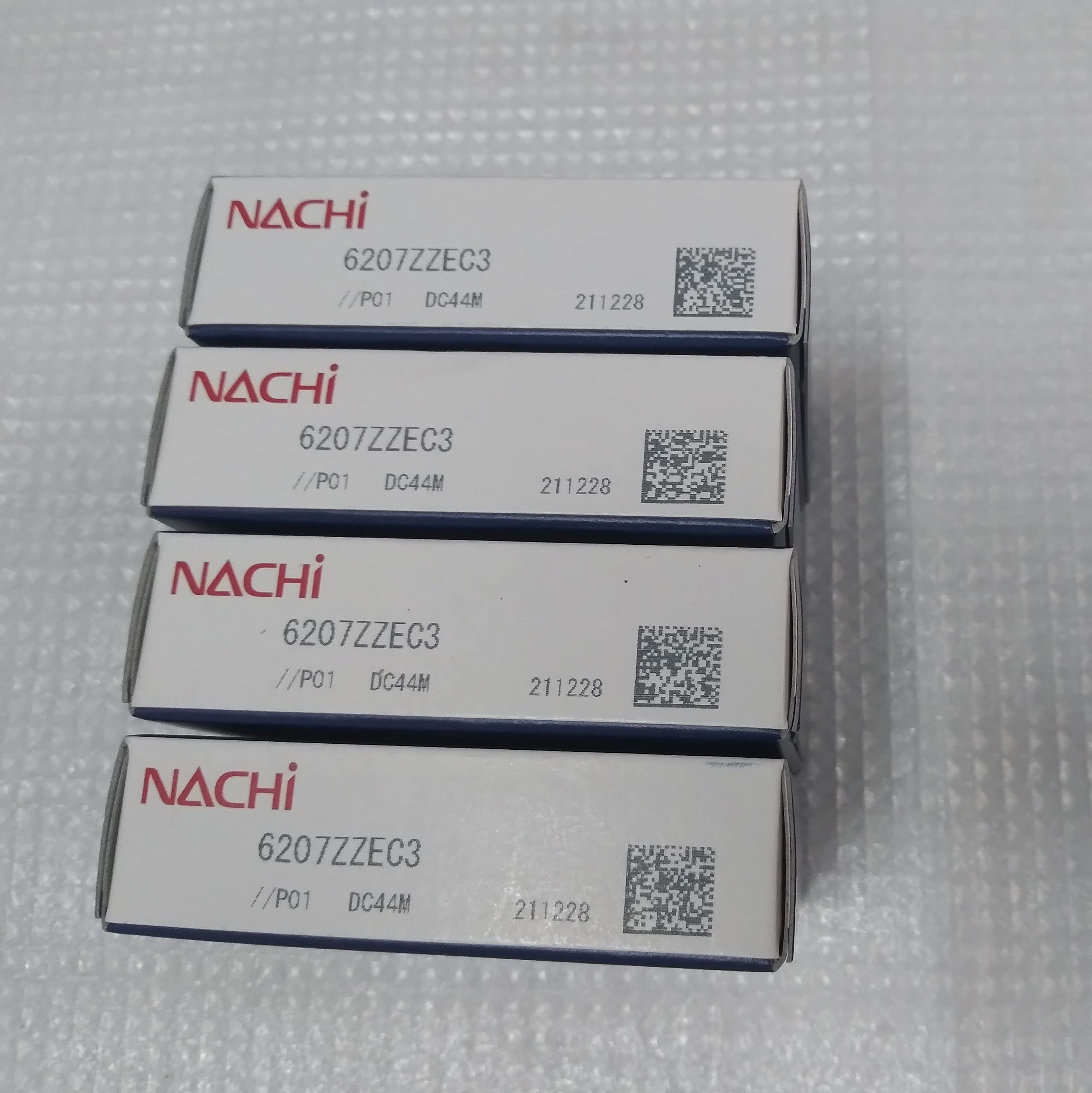 NACHI 4 Pack 6207-2NSE9 Bearing 6207-2NSE Seals 6207-2RS Bearings 6207 RS Japan