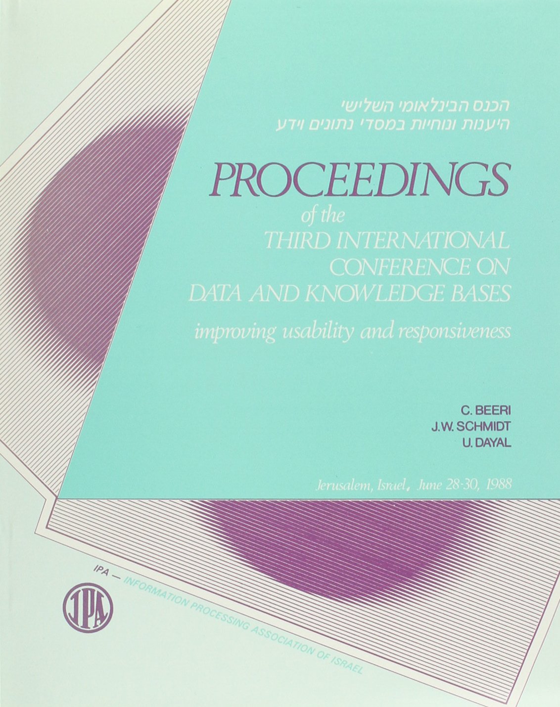 Buy Data and Knowledge Bases: Proceedings of the Third International Conference — BookShops.in
