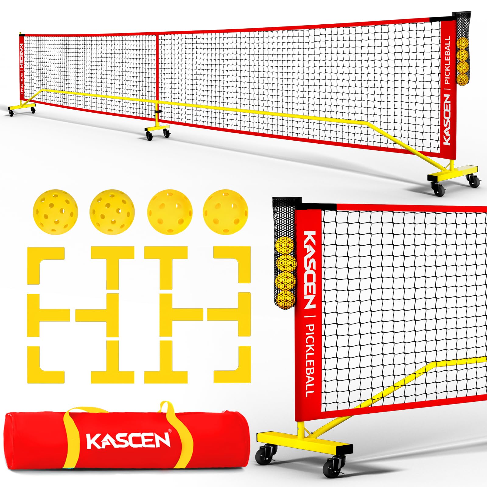 KASCEN Portable Pickleball Net for Driveway