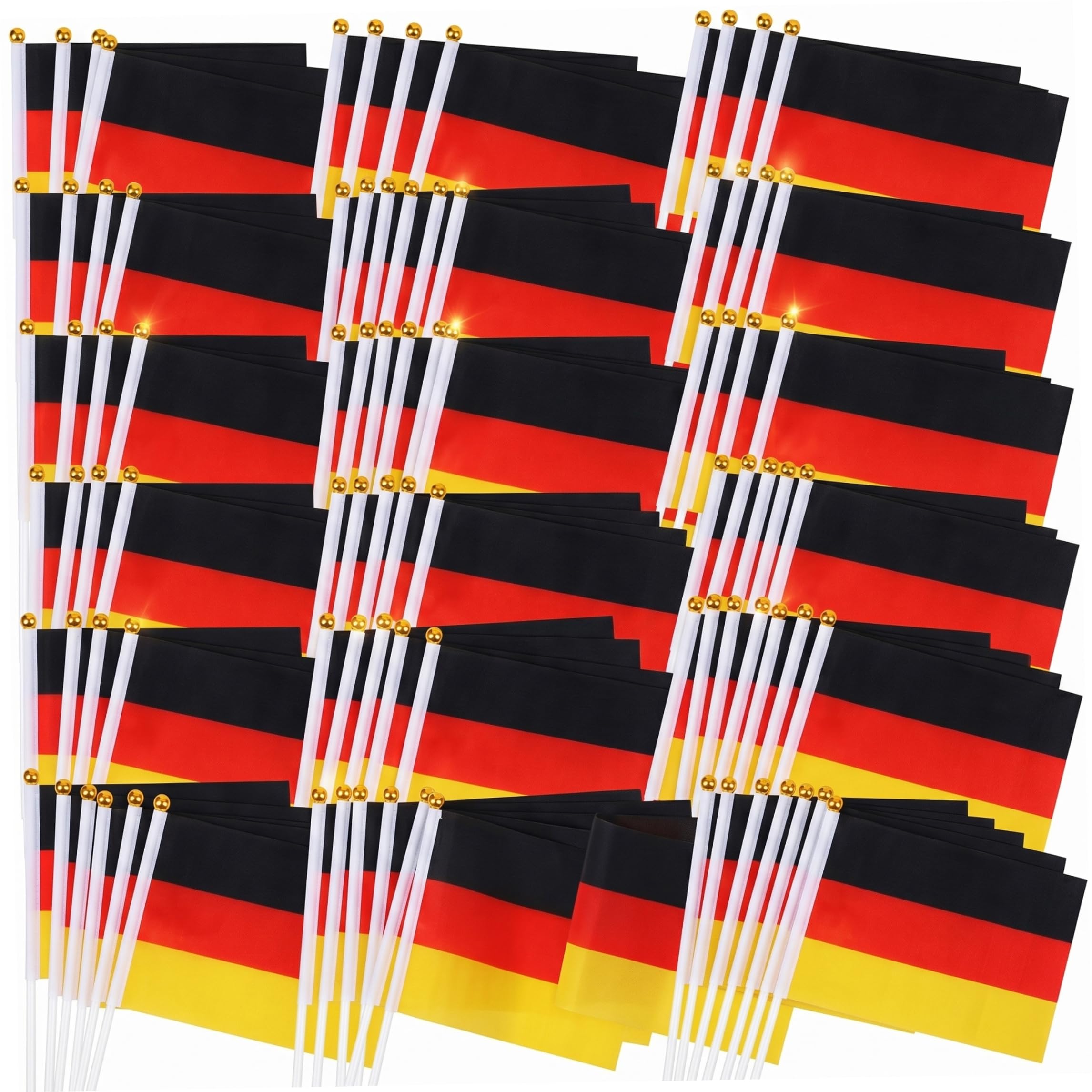 Banderas de países en pack de 100 unidades para decoración de fiestas y eventos