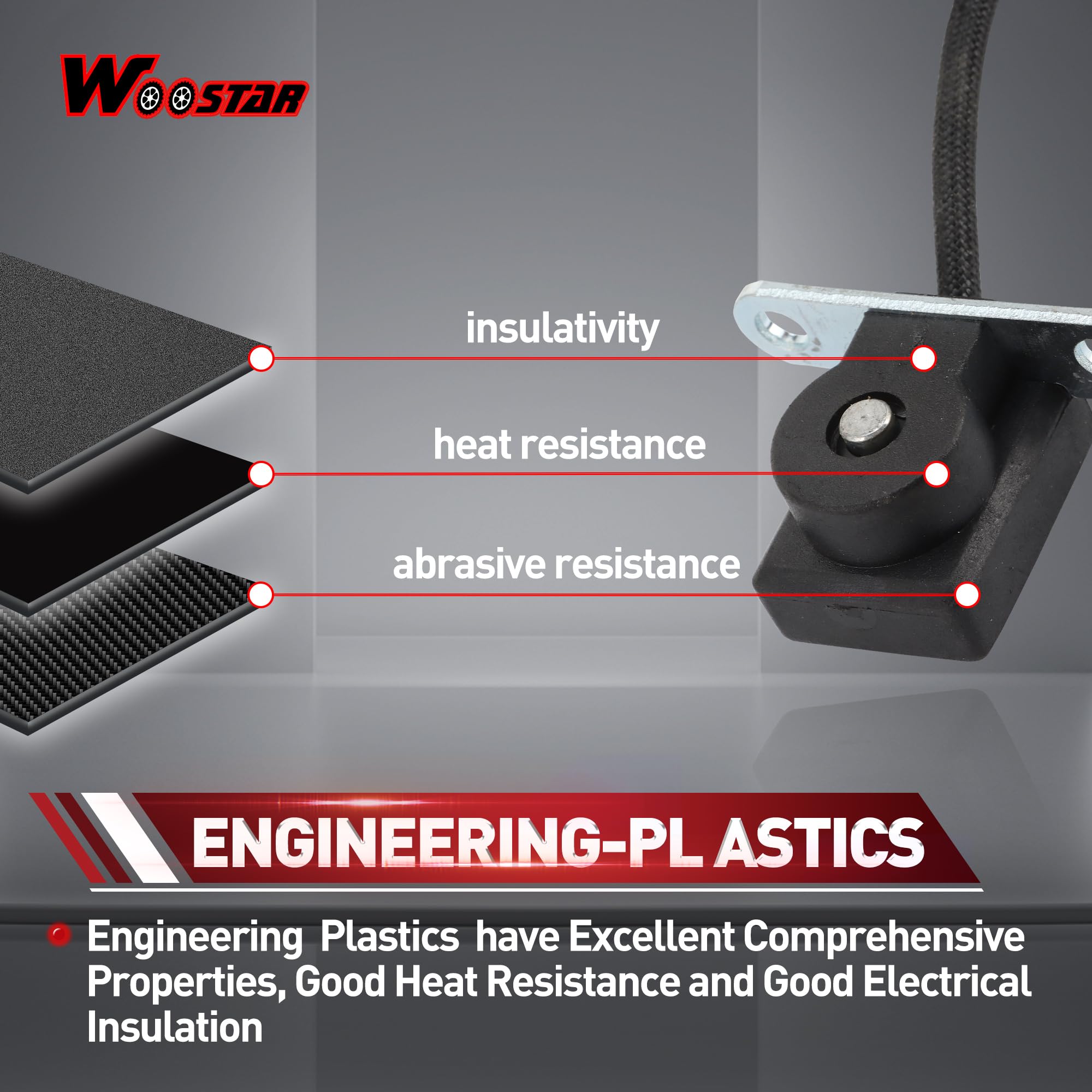 WOOSTAR 8 Bobinas 4 Cable Estator Magneto Reemplazo para GY6 49cc 50cc 110cc 125cc 150cc 139QMB 147QMD 152QMI 157QMJ Scooter Motocicleta ATV Go Kart