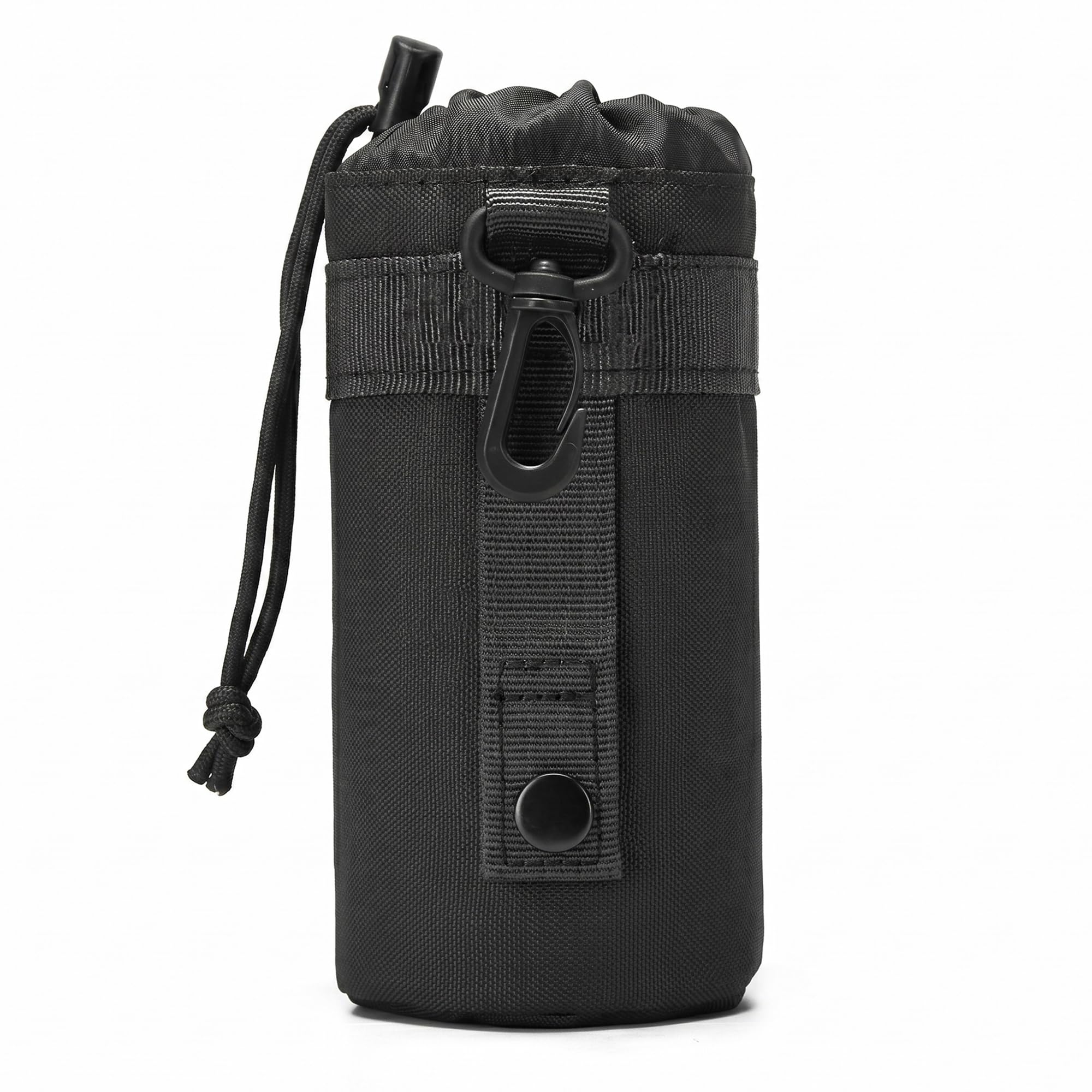 Borsa per Borraccia Molle Tattico Militare Porta Bottiglia 550ml in Nylon 600D Custodia con Tracolla e Coulisse per Sport Outdoor Ciclismo Trekking Campeggio ed Escursionismo