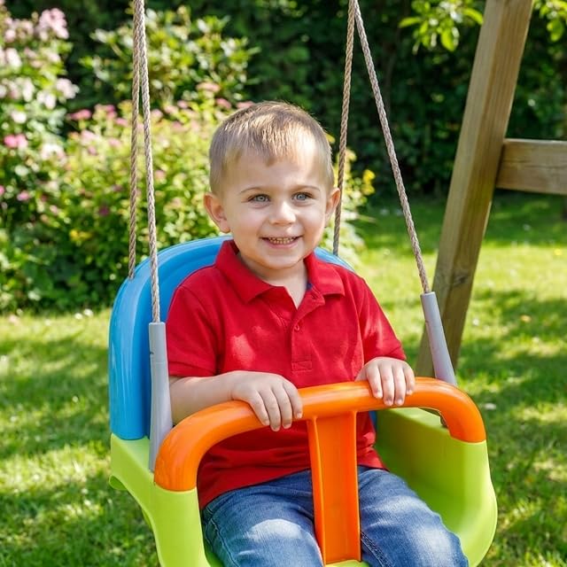 Foto 3 de 8 de Toyland® 3 en 1 Columpio Infantil con Cuerda Ajustable