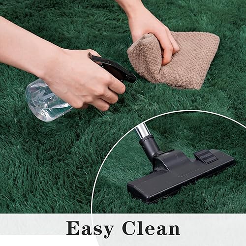 Miniatura 8 de Alfombra superesponjosa para la habitación, alfombra de área moderna, suave y acogedora de felpa para niños y adolescentes, para sala de estar,