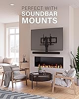 Vista 6 de Sanus - Montaje de pared inclinado premium para TVs planas de 46 a 90 pulgadas - Se separa hasta 5.7 pulgadas de la pared VLT6-B1