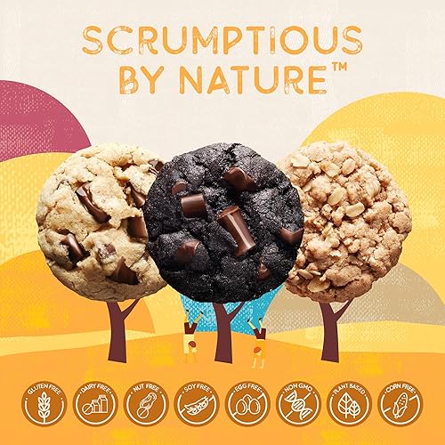 Miniatura 7 de Autumn Sons Baking Co. Mezcla de galletas sin gluten. Paquete variado. Trozo de chocolate, trozo de chocolate doble y canela de avena. Mezcla vegana