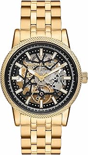 Michael Kors Hutton Gold Automatic Stainless Steel Watch MKO1075