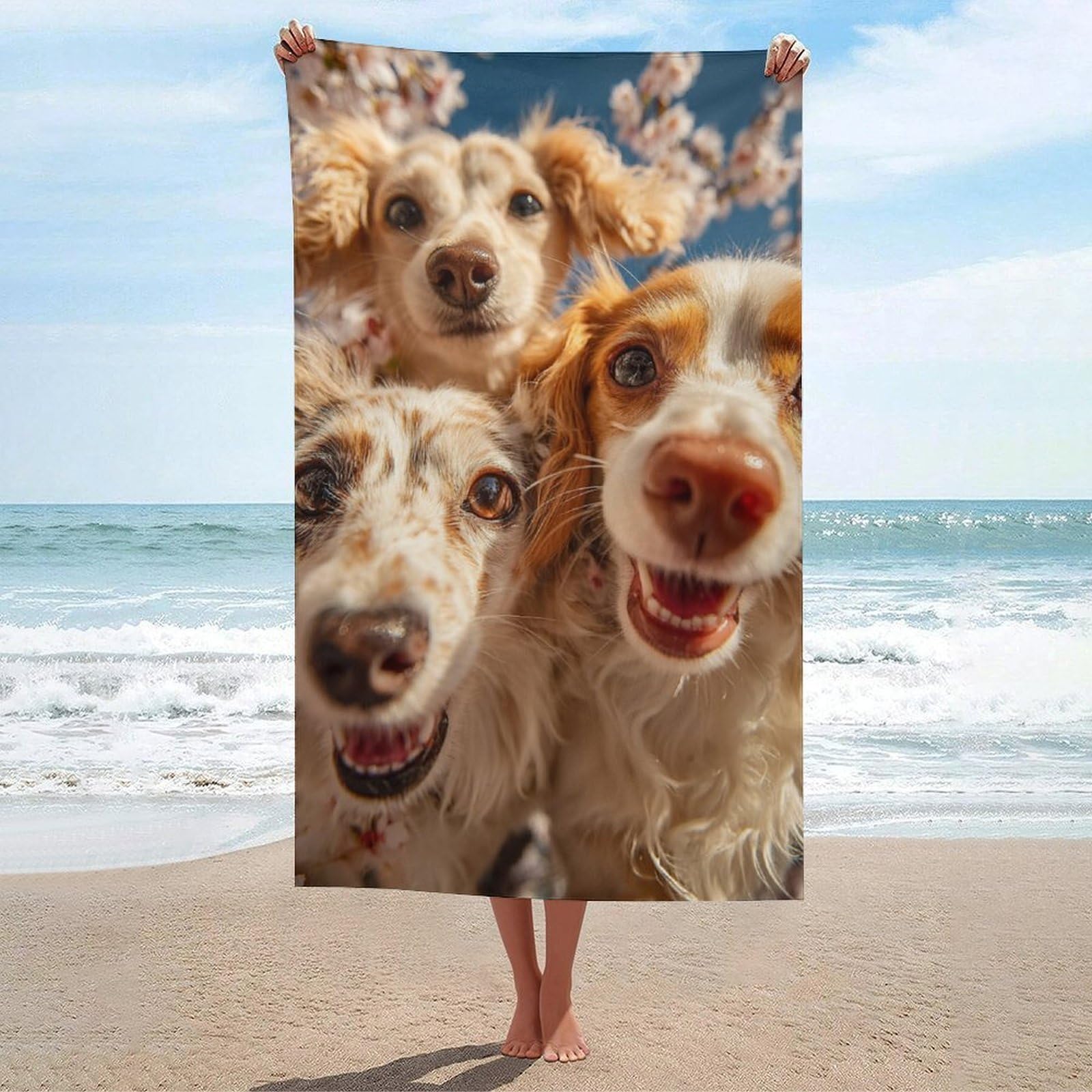 Serviette de plage idéale pour le sport le yoga et le spa
