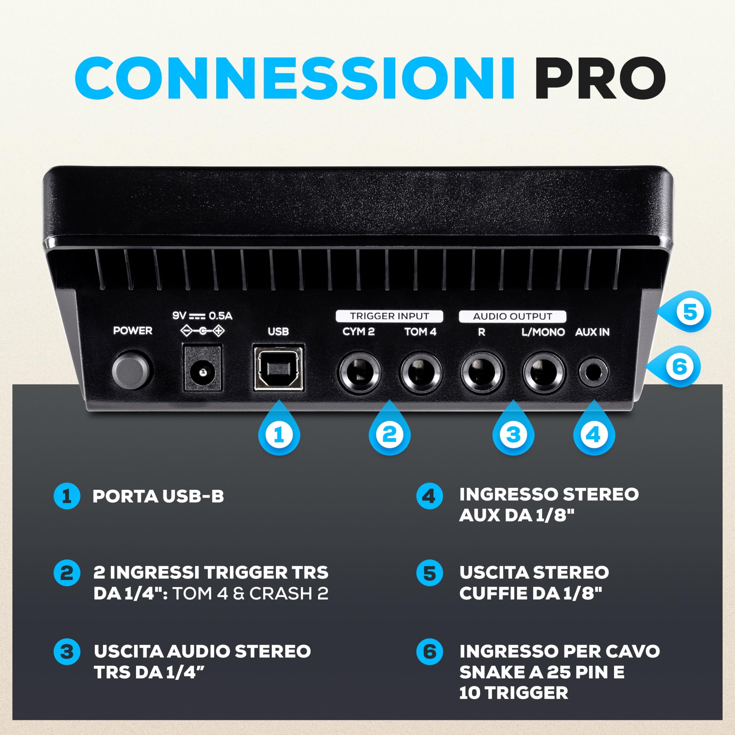 Alesis Nitro Pro XL Batteria Elettronica 10 Pezzi Mesh Dual Zone Pad BFD Suoni Bluetooth Drumeo USB MIDI