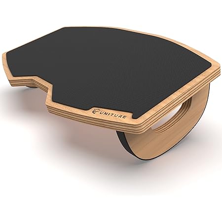 Bambus Fußstütze Für Schreibtisch - Verstellbare Fußbank Mit Wippfunktion | Ergonomisch Für Home Office