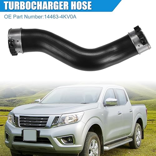 Miniatura 2 de uxcell Manguera externa No.14463-4KV0A del intercooler del turbocompresor del coche para la manguera del intercooler de Nissan NAVARA NP300 D40 D23