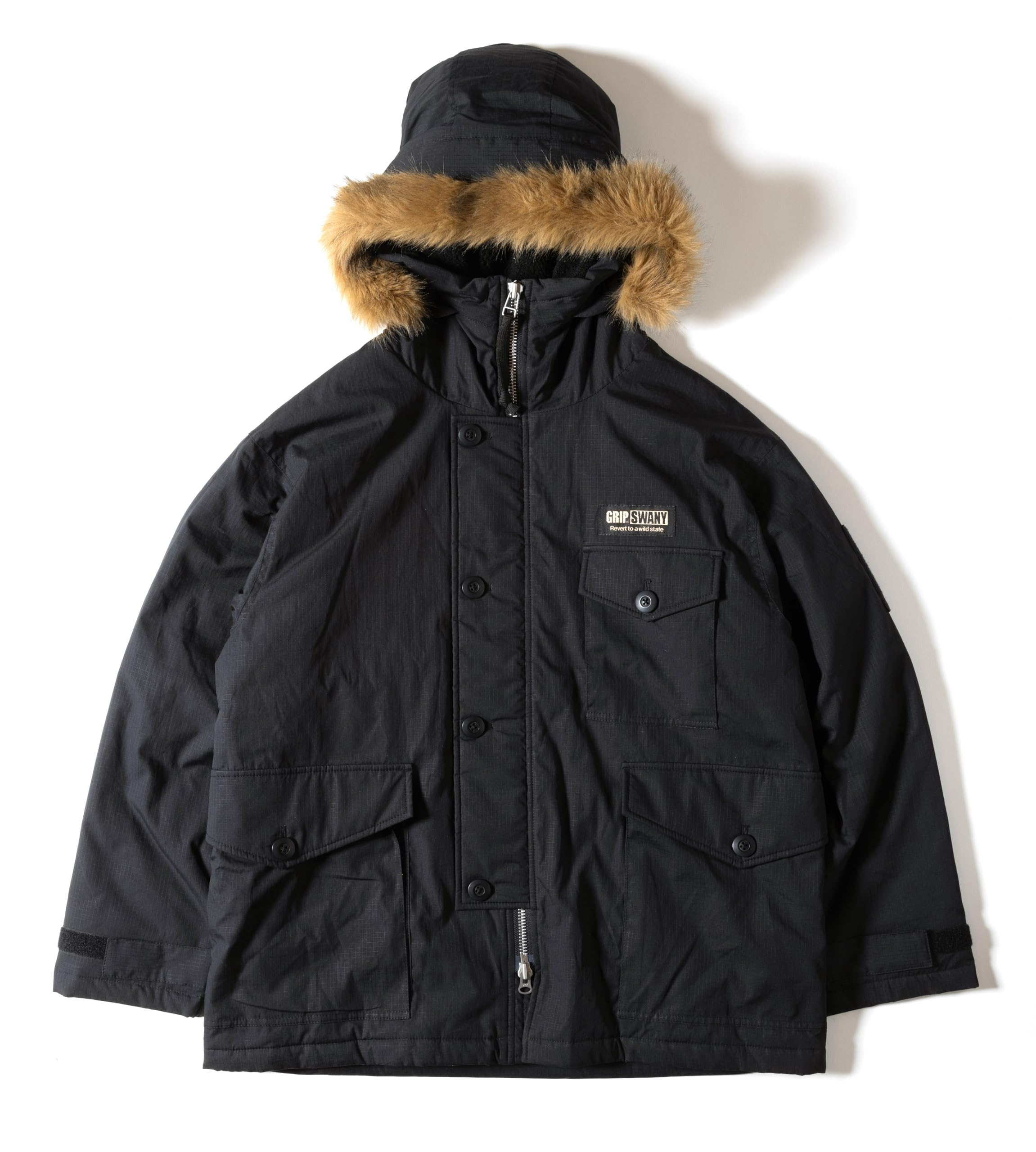GRIP SWANY GS FUR COAT GSJ-92 ファーコート 中綿 81lftcf9qUL.jpg