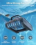 (2026 New) Gosvor Pool Vacuum Robot LiteVac G1, Wall & Waterline & Platform, 15.2 lbs Ultra-Lightweight, Up to 200-Min Runtime, Double Filtration, Smart Navigation & App, for Pools up to 2153 sq.ft