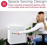 Frigidaire Retro Compact Fridge with Chiller, Countertop, Built-In Bottle Opener, Compact Refrigerator 1.6 cu ft, Mini Fridge for Office, Bedroom, Dorm Room or Cabin - 16"D x 18"W x 18.5"H (White)