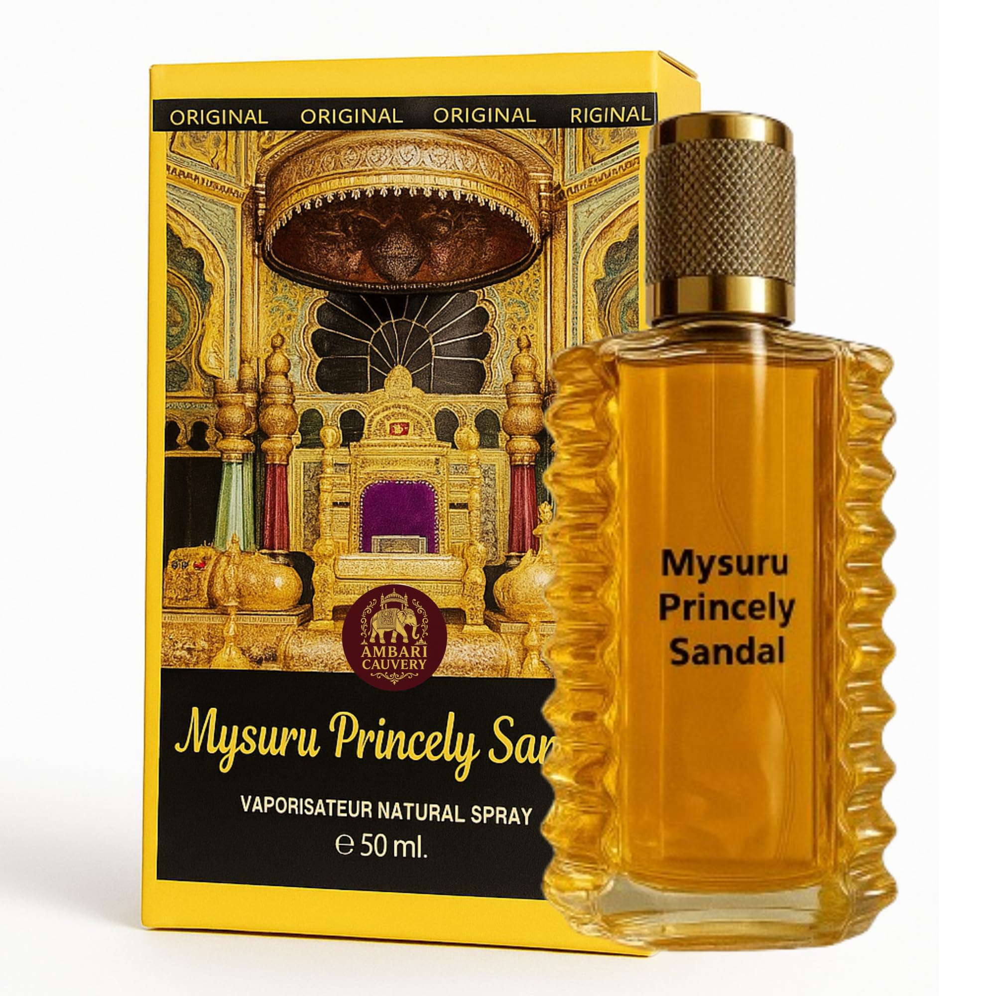 Mysore Kavery Princely Sandalwood fragrance Perfume (100 Ml), unisex (For Men and Women/Ladies) | Best Long Lasting Parfum Spray | Natural Scent | Mysuru Chandan | Eau de perfum-image-43