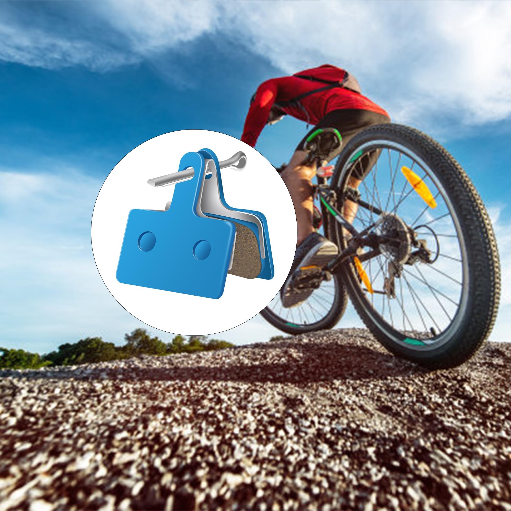 4 pary ceramicznych klocków hamulcowych do rowerów górskich kompatybilne z TRP Tektro Deore XT XTR SLX SCP-SLX, Klocki hamulcowe tarczowe