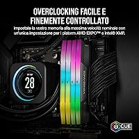 Vista 5 de CORSAIR Vengeance RGB DDR5 RAM 96 GB (2x48 GB) 6000 MHz CL36-44-44-96 1.4V AMD Expo Intel XMP 3.0 Memoria de computadora de escritorio – Gris