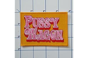 New # Pussy Wagon Embroidered Patch