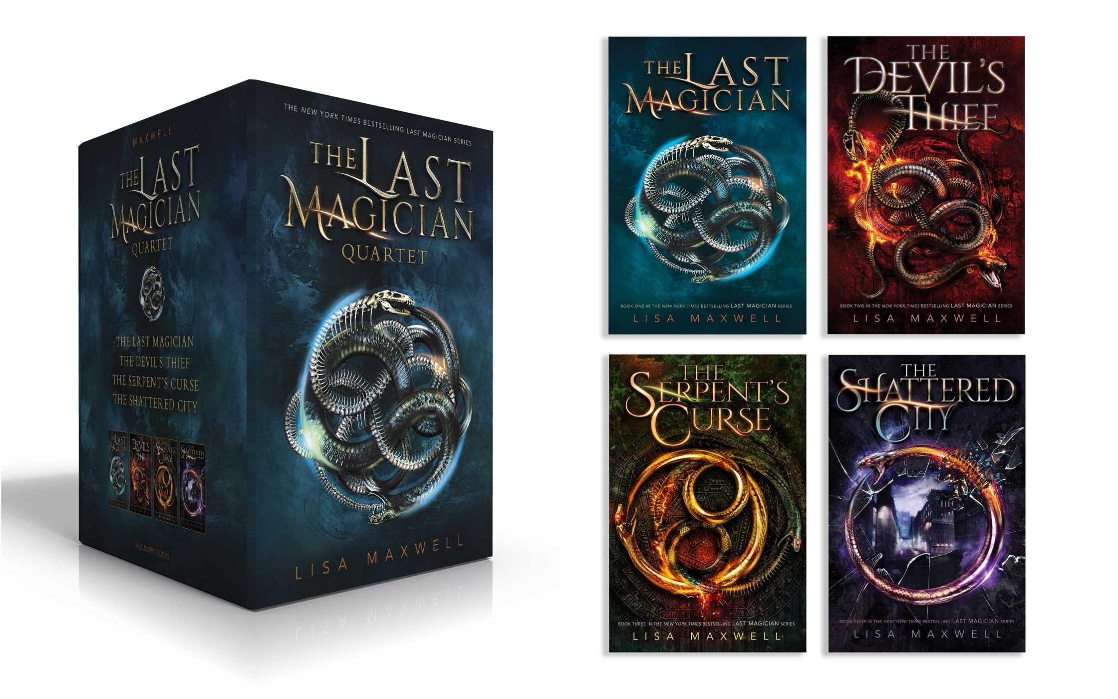 The Last Magician Quartet: The Last Magician / The Devil's Thief / The Serpent's Curse / The Shattered City