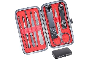 ONEHERE Premium Nail Care 8-Piece Manicure Set: Perfect Gifts Under 10 Dollars for Unisex Pampering