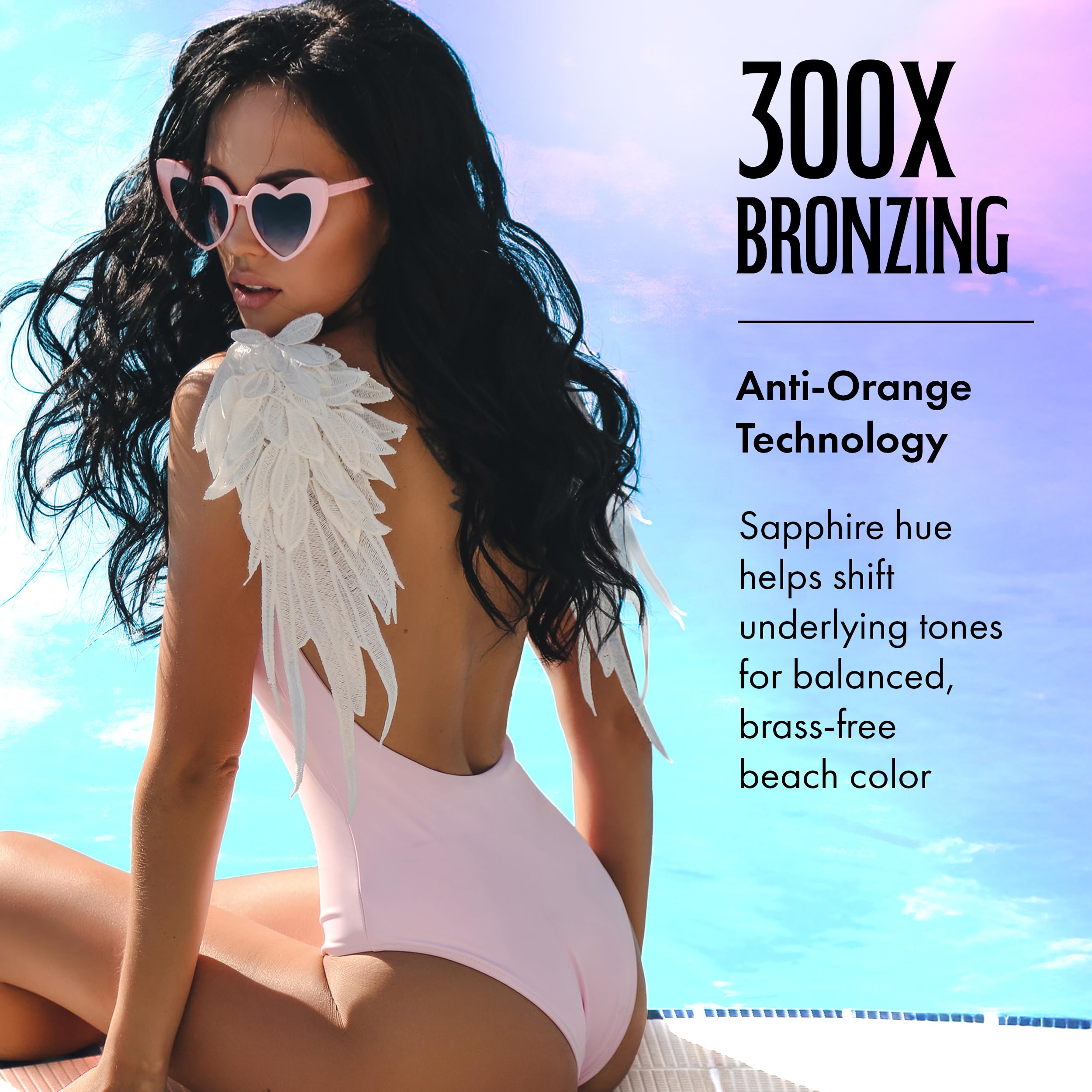 Brown Sugar Sea It to Believe It 300X Anti-Orange Tanning Lotion, 13.5 Fl Oz