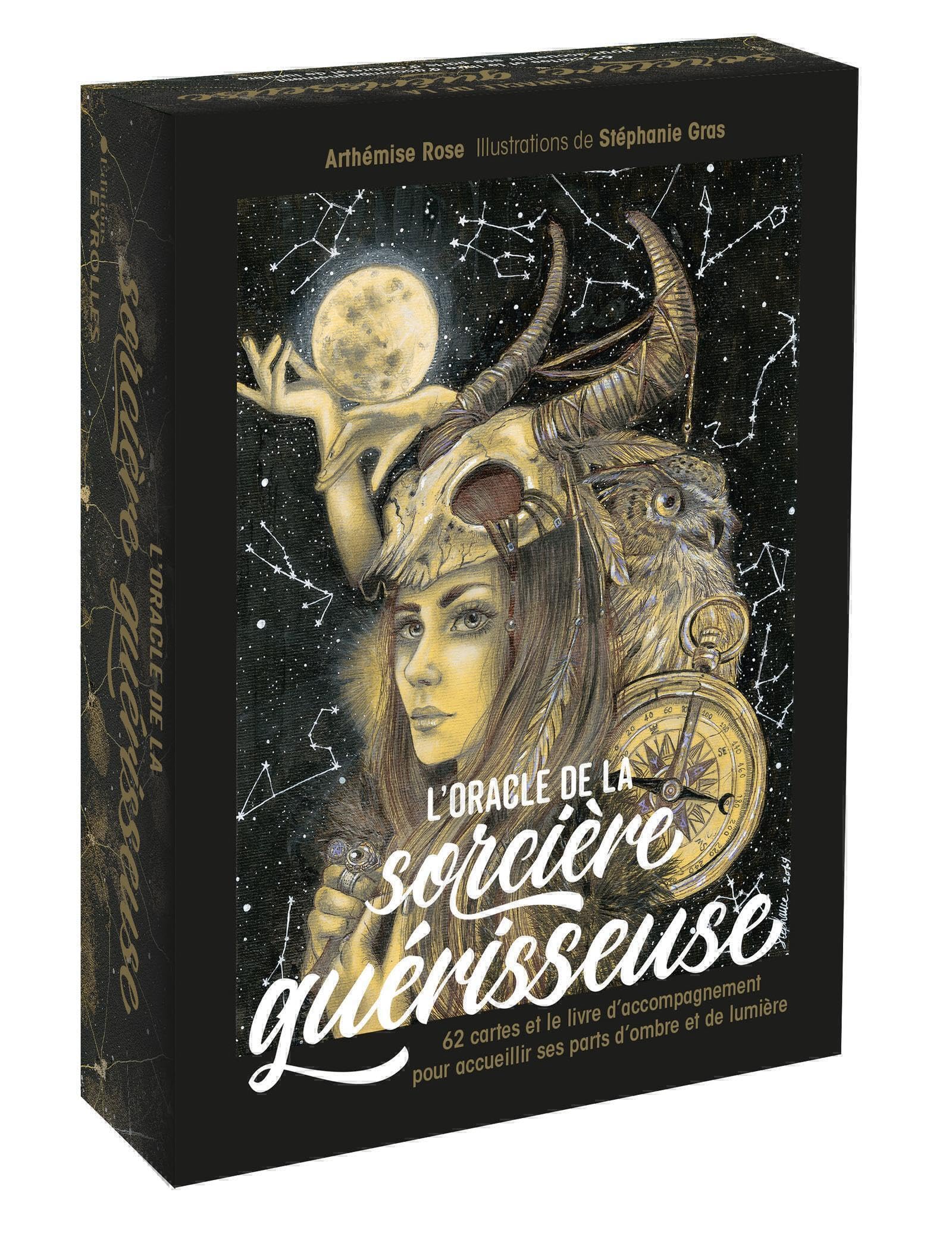 L'oracle de la sorcière guérisseuse: 62 cartes et le livre d'accompagnement pour accueillir ses parts d'ombre et de lumière