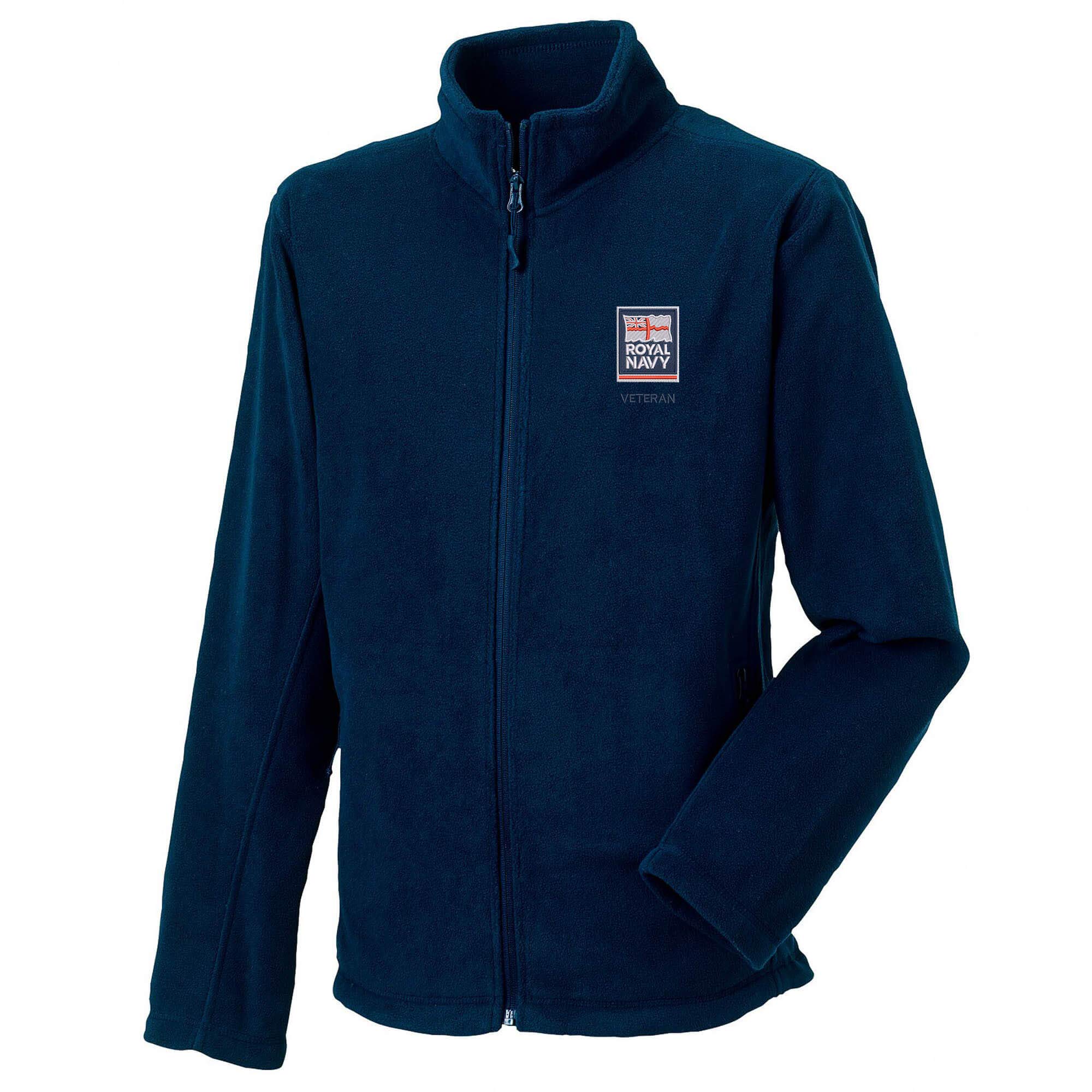 Pineapple Joe's Men's French Navy Royal Navy - Armed Forces Veteran Fleece. Large
