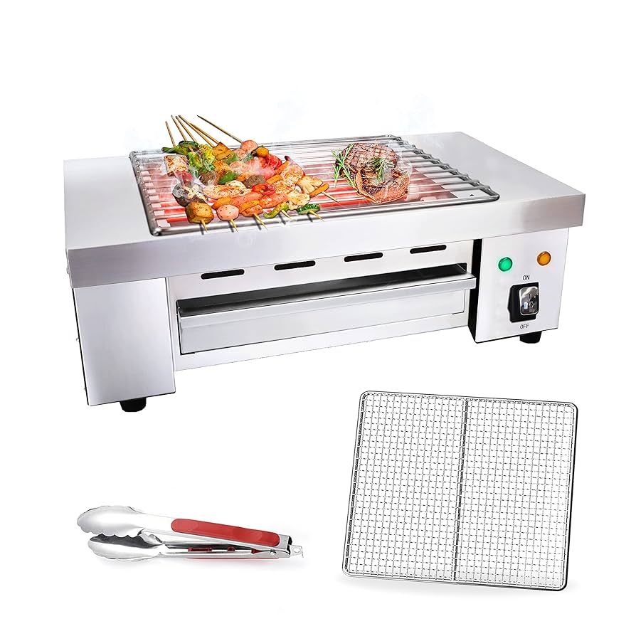 Amazon.com : Indoor Barbecue Electric Grill, Indoor