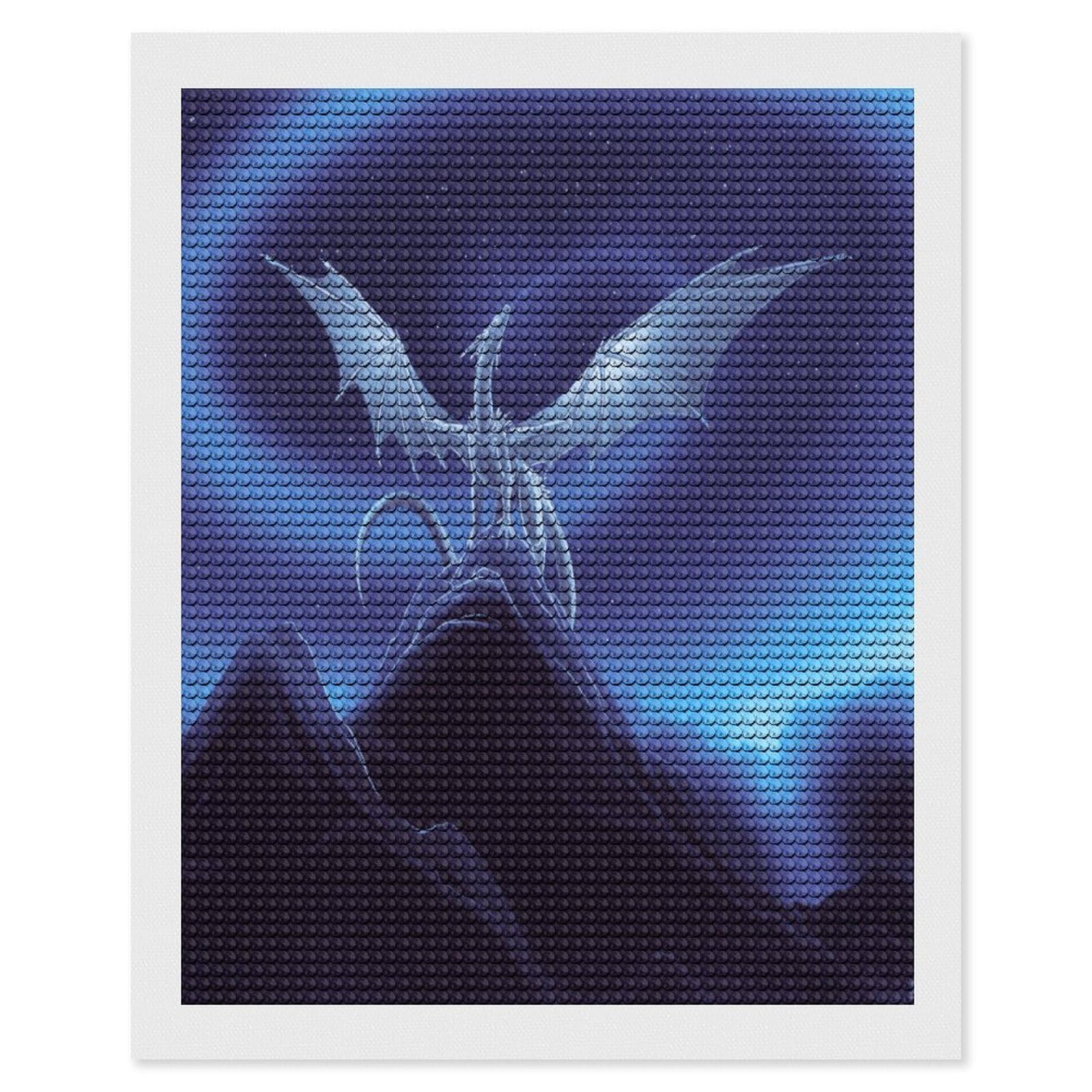 Nclqvjxzkhw Style Flying Dragon Diamond Art Painting For Adult Round Diamonds Pictures Arts Crafts Home Wall Decor 16"X20"