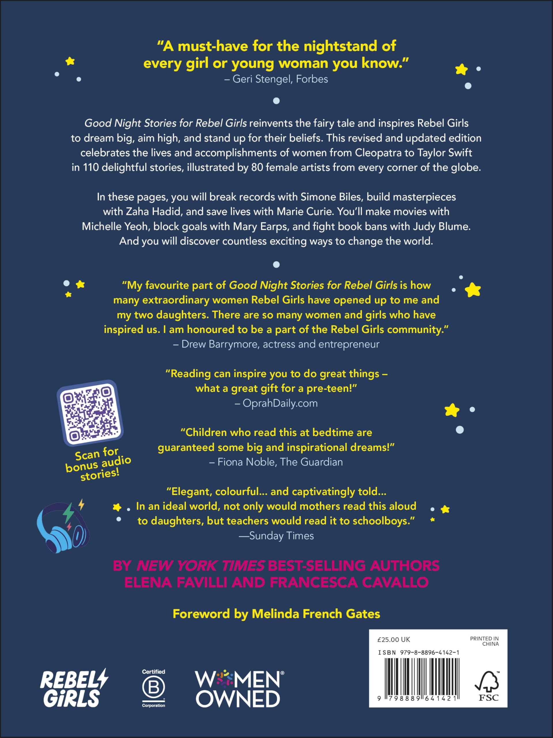 Good Night Stories for Rebel Girls (2025 New Edition): 100+ Tales of Extraordinary Women