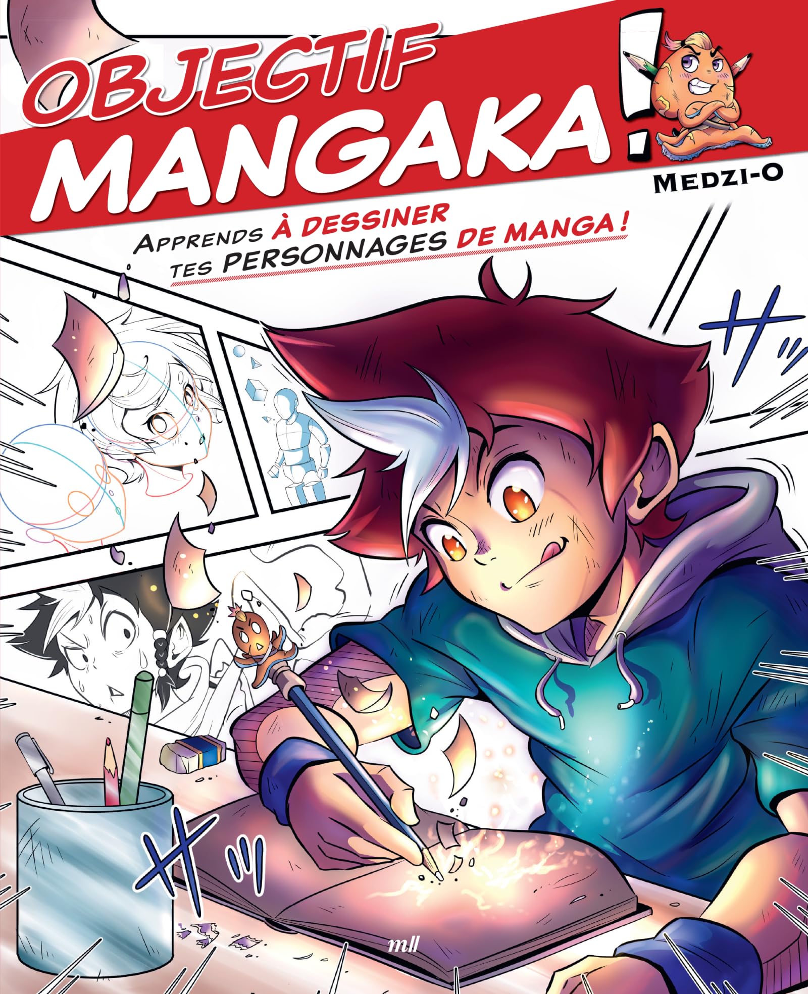 Kit de l'apprenti mangaka - Un manga à créer soi-même (coffret): Apprends à dessiner tes personnages de manga !