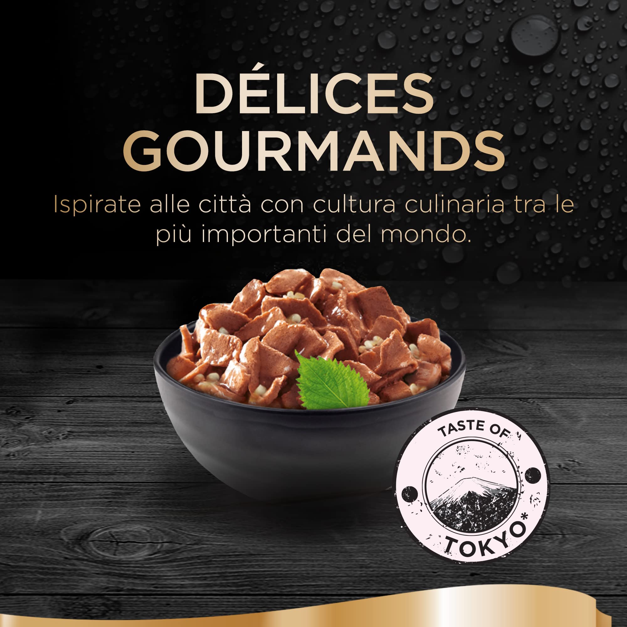 Sheba Délice Gourmands Tokyo karma dla kota z tuńczykiem i łososiem, 72 saszetki po 50 g, każda