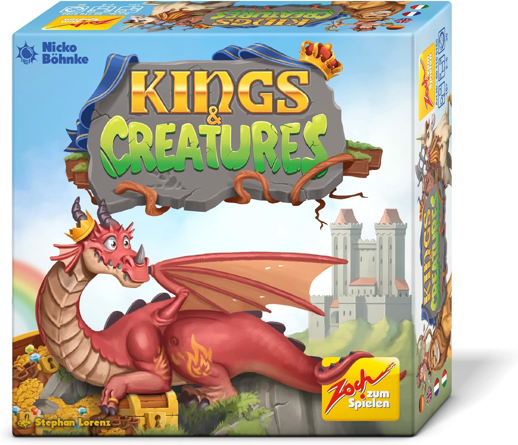 Zoch zum Spielen 601105160 Kings & Creatures - The Exciting Fantasy Card Game, 2 to 6 Players, for Children from 10 Years