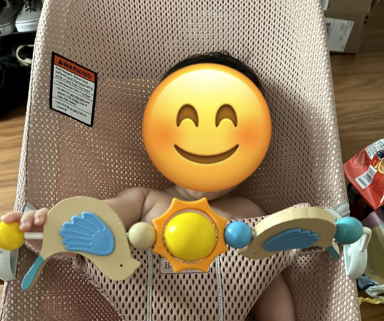 Impresa Wooden Toy Bar for Baby Bjorn Bouncer to Fascinate Your Child Universal