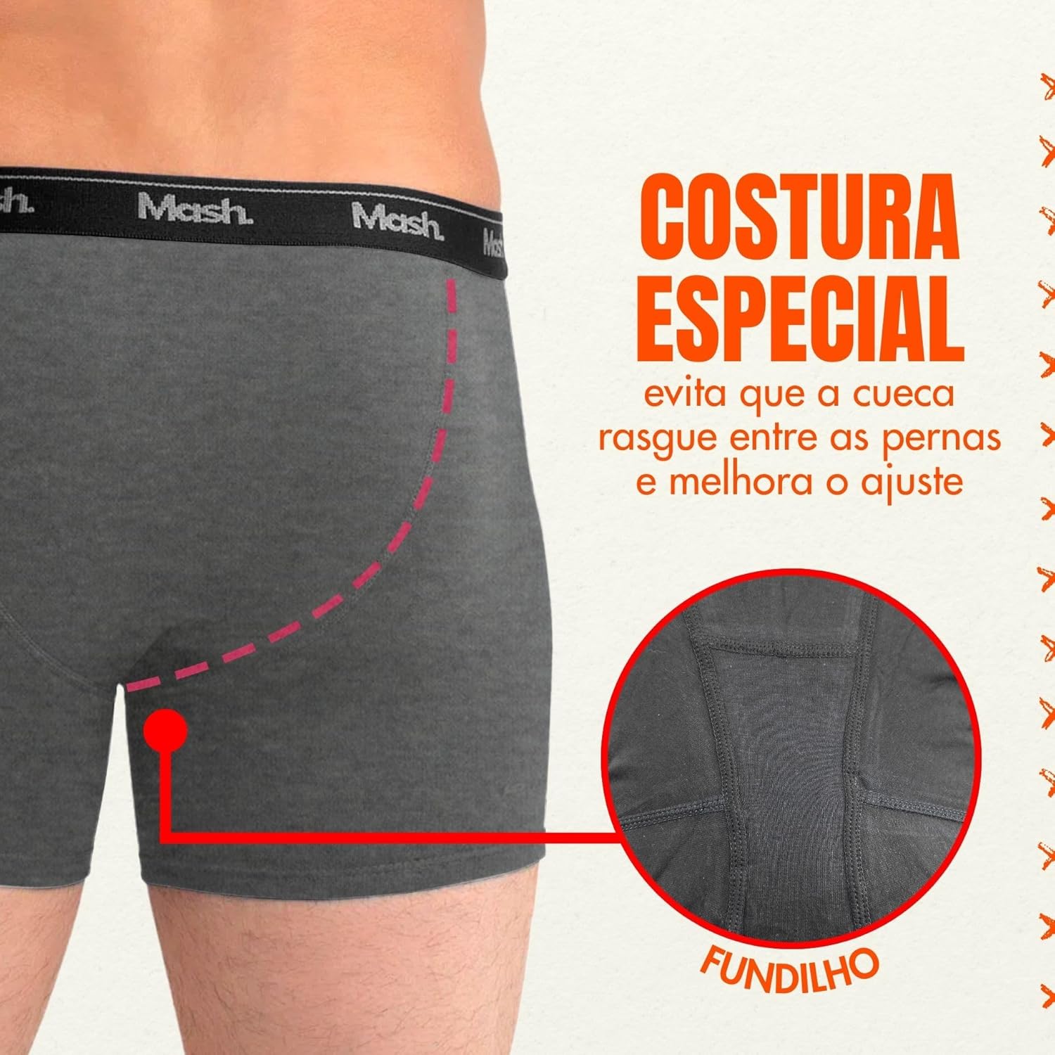 Kit 2 Cuecas Boxer Plus Size Mash Antiassadura Cotton Algodão Respirável Masculina em promoção! Veja a oferta e mais achadinhos de Moda íntima 3 Hoje é o melhor dia para comprar Kit 2 Cuecas Boxer Plus Size Mash Antiassadura Cotton Algodão Respirável Masculina com aquele preço maroto! Promoção! Aproveite a oferta! 3