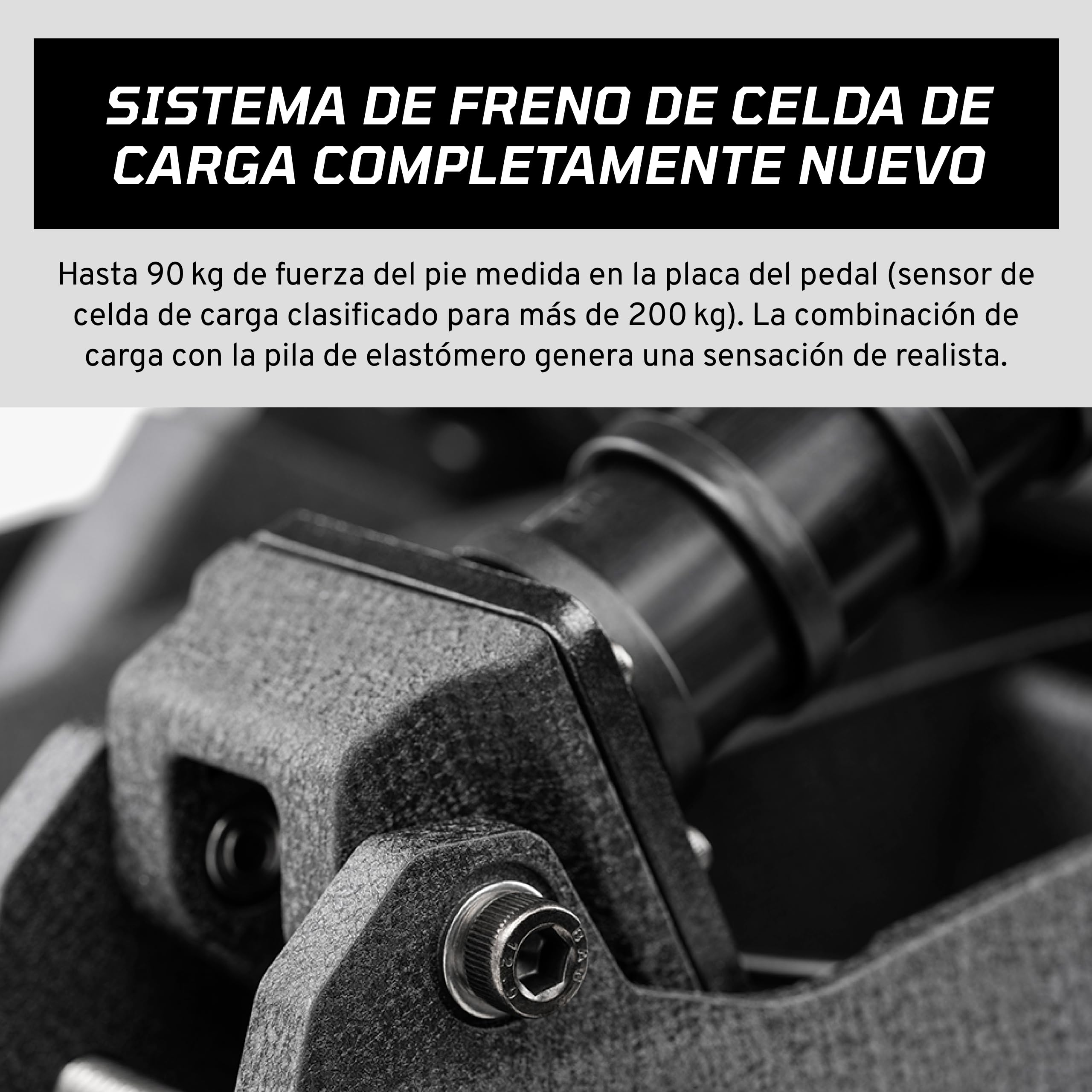 Fanatec Sim Racing CSL Elite Pedals V2 – Juego de 3 Pedales Sim Racing (Embrague, Freno, Acelerador), Sistema de Freno con Célula de Carga de Doble Etapa, Sensores de Efecto Hall – PC, PS5, PS4