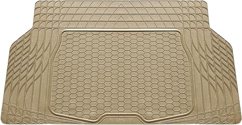 Miniatura 4 de TLH Alfombra de carga de vinilo semi personalizable, grande, resistente de goma para automóviles, juego completo de ajuste universal, alfombrillas