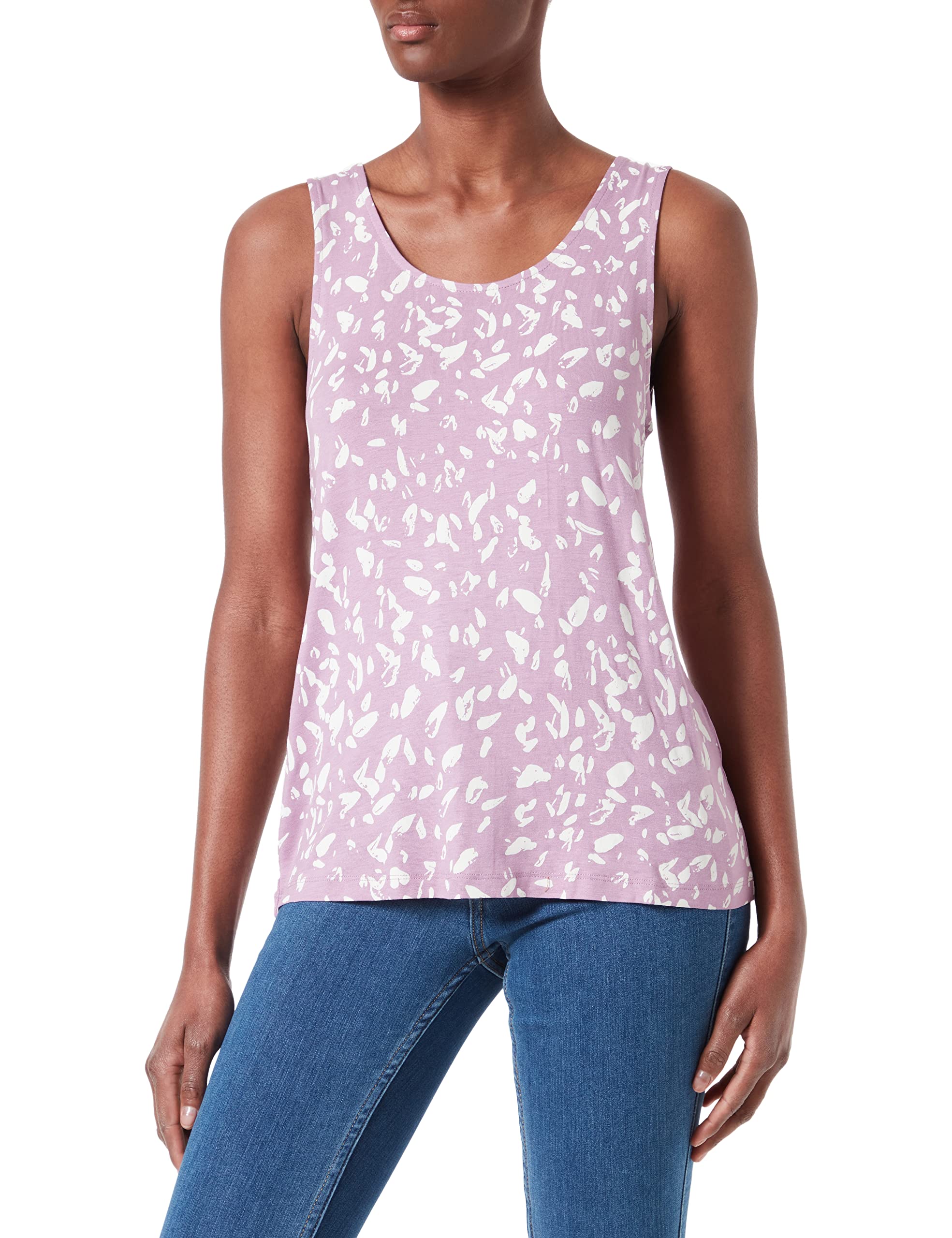 ICHI Women's IHLISA TO6 Cami Shirt, 163307/Lavender Mist, M
