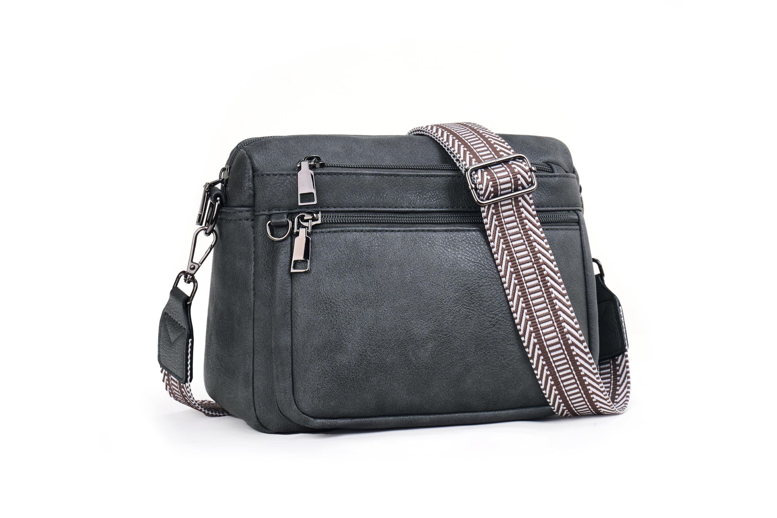 MUIIKOLA Borsa a tracolla da donna, borsa a tracolla da donna, in pelle, morbida e larga