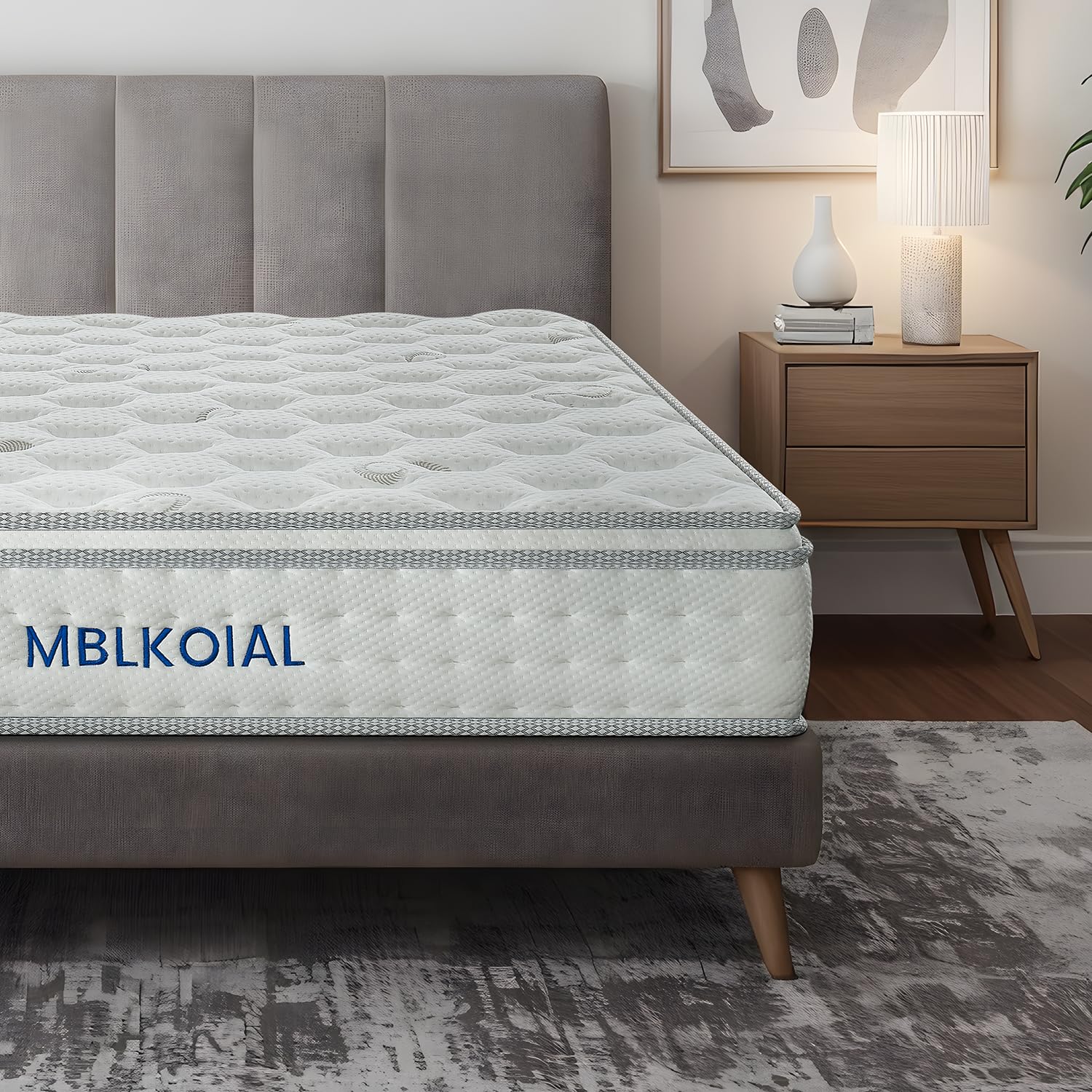 PurrJoys Matras 140 x 200 cm, hoogte 25 cm, pocketvering H3 en H4, 7 zones, ademend, Oeko-Tex®-gecertificeerd, voor zij- en rugslaap, 100 nachten