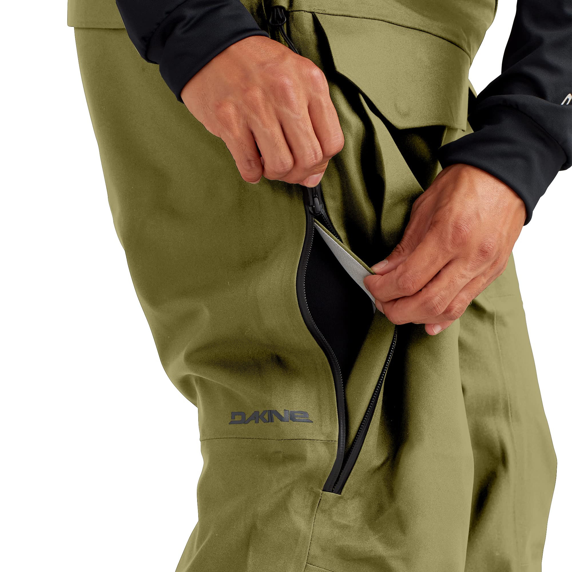 Dakine Pantaloni elasticizzati da uomo Sender 3L, verde oliva