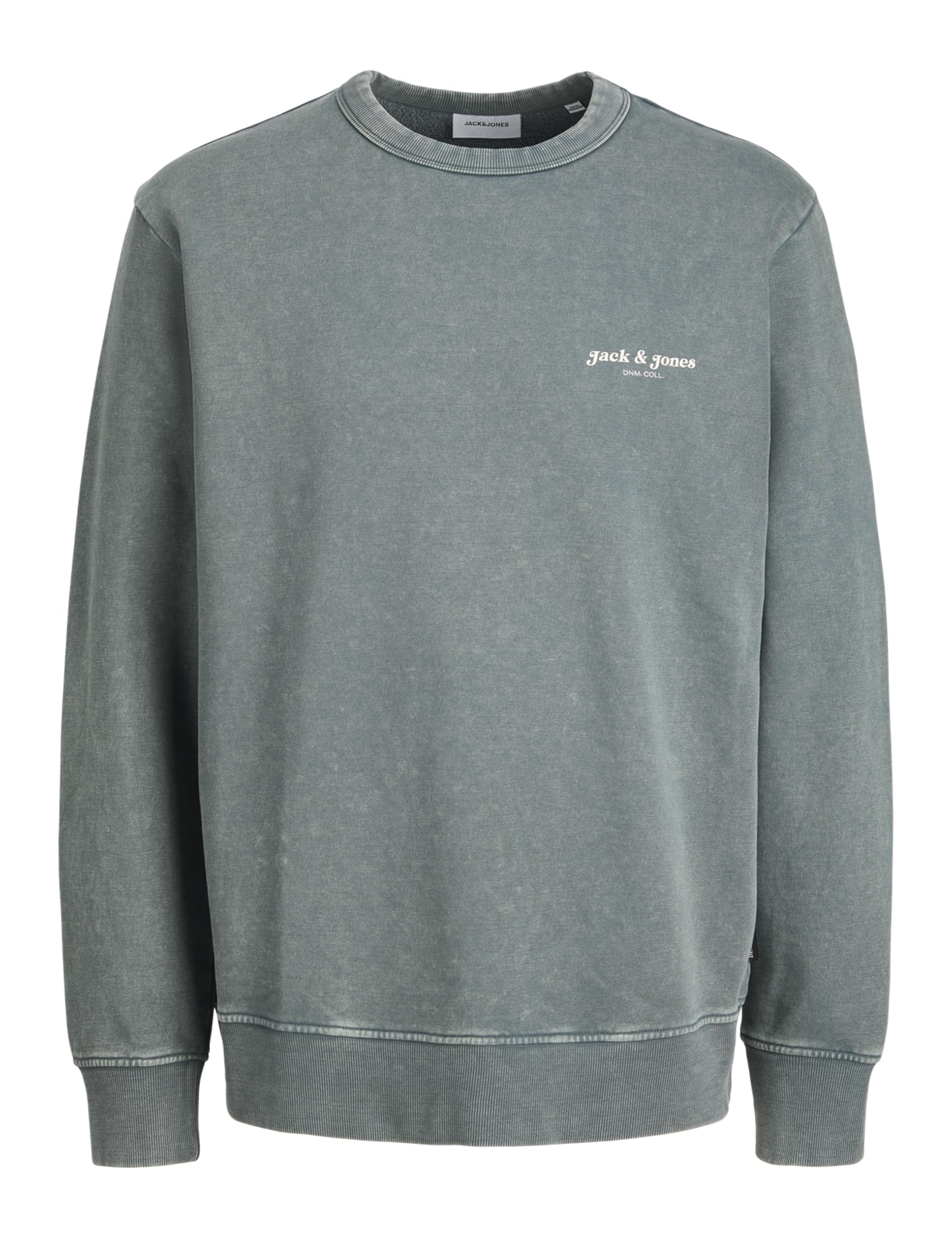 JACK & JONES Jjedover Print Sweat Crew Neck, stormy weather, XS